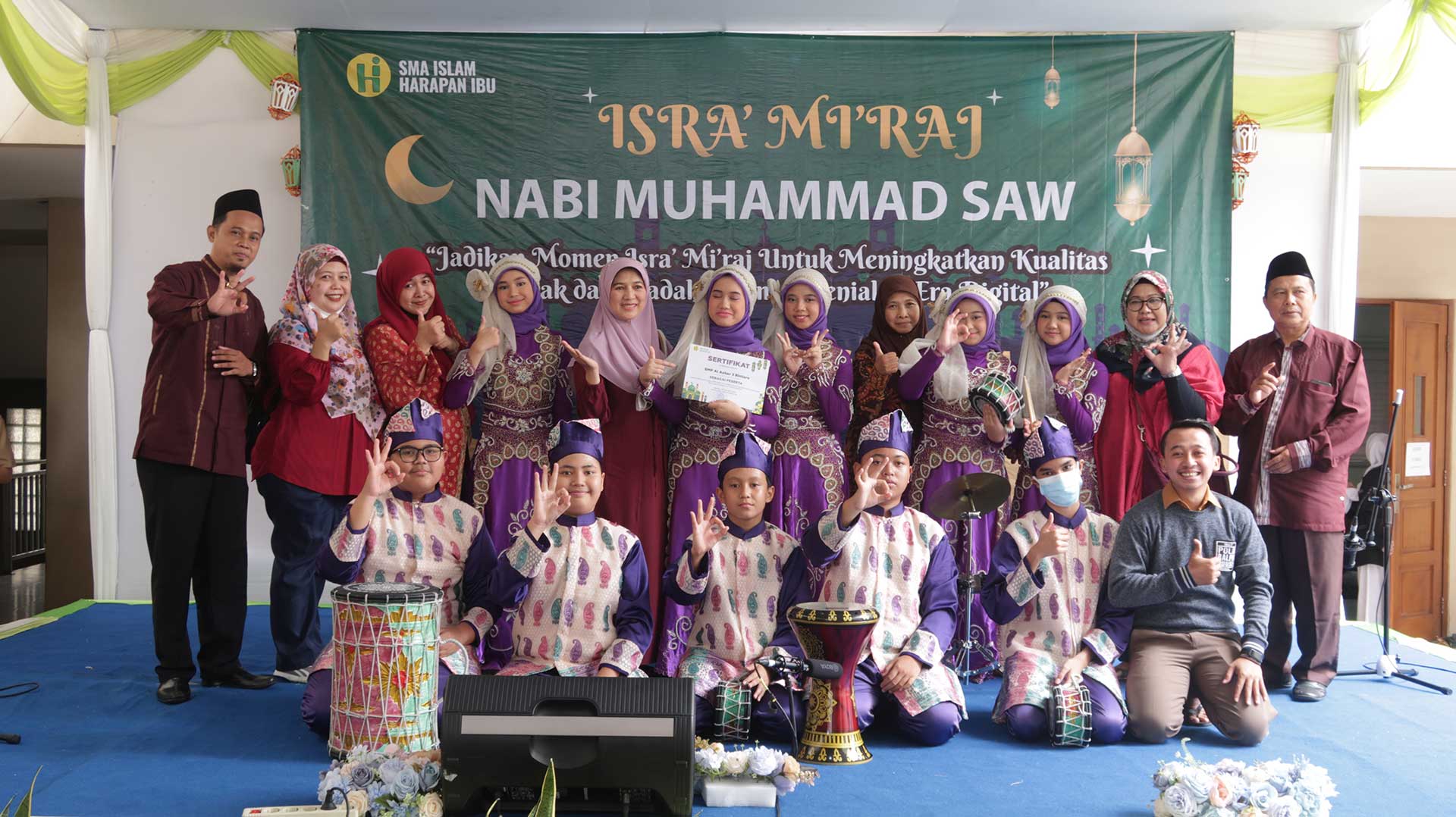 OSIS SMA Harapan Ibu Mengadakan Lomba Memperingati Isra Mi’raj