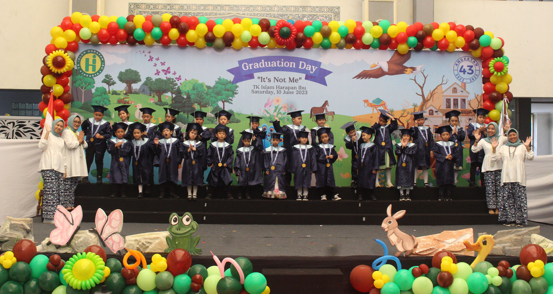 “It’s Not Me” Tema Wisuda TK Islam Harapan Ibu yang Ke-43