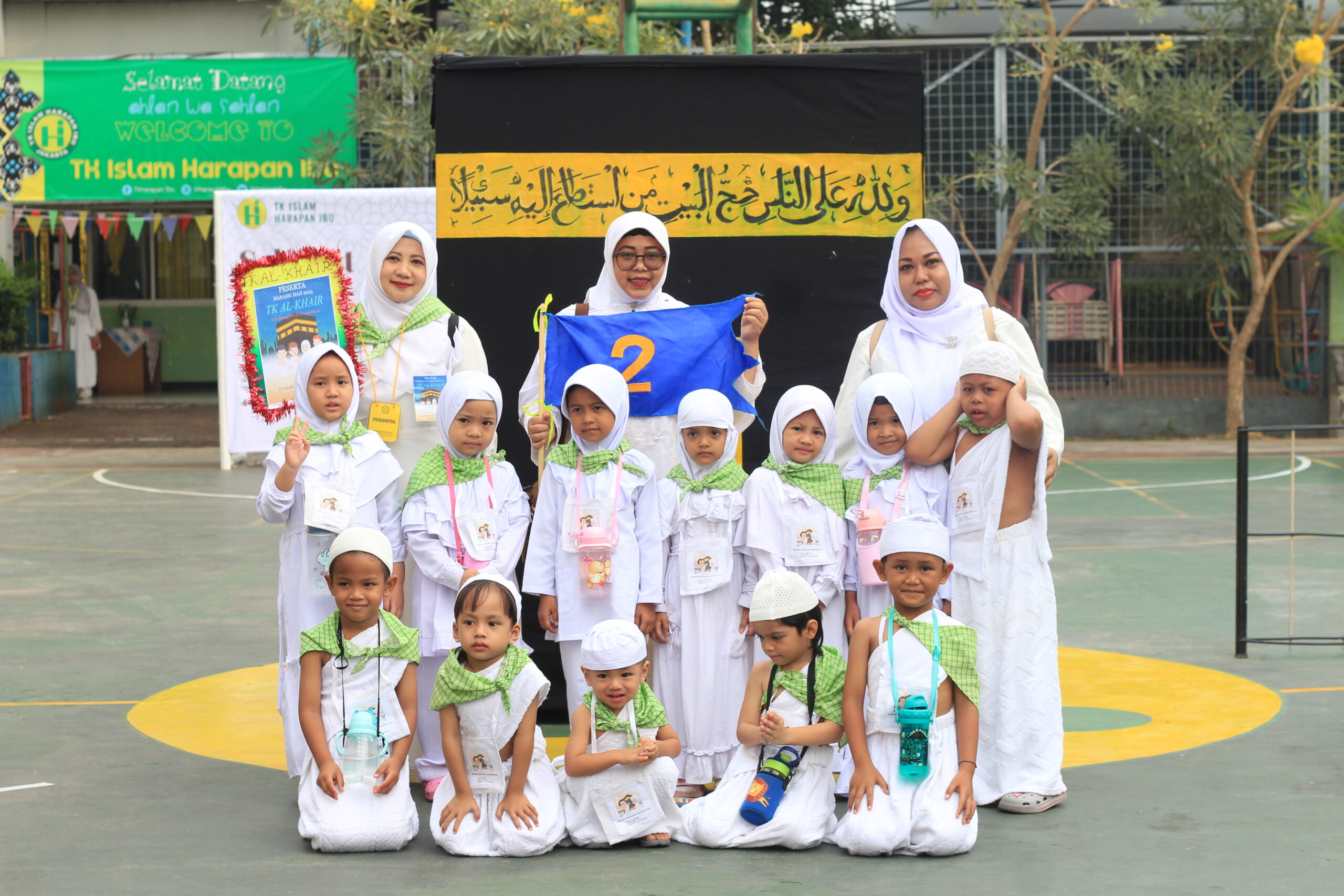 Ratusan Anak TK Ikut Manasik Haji Cilik di SIHI