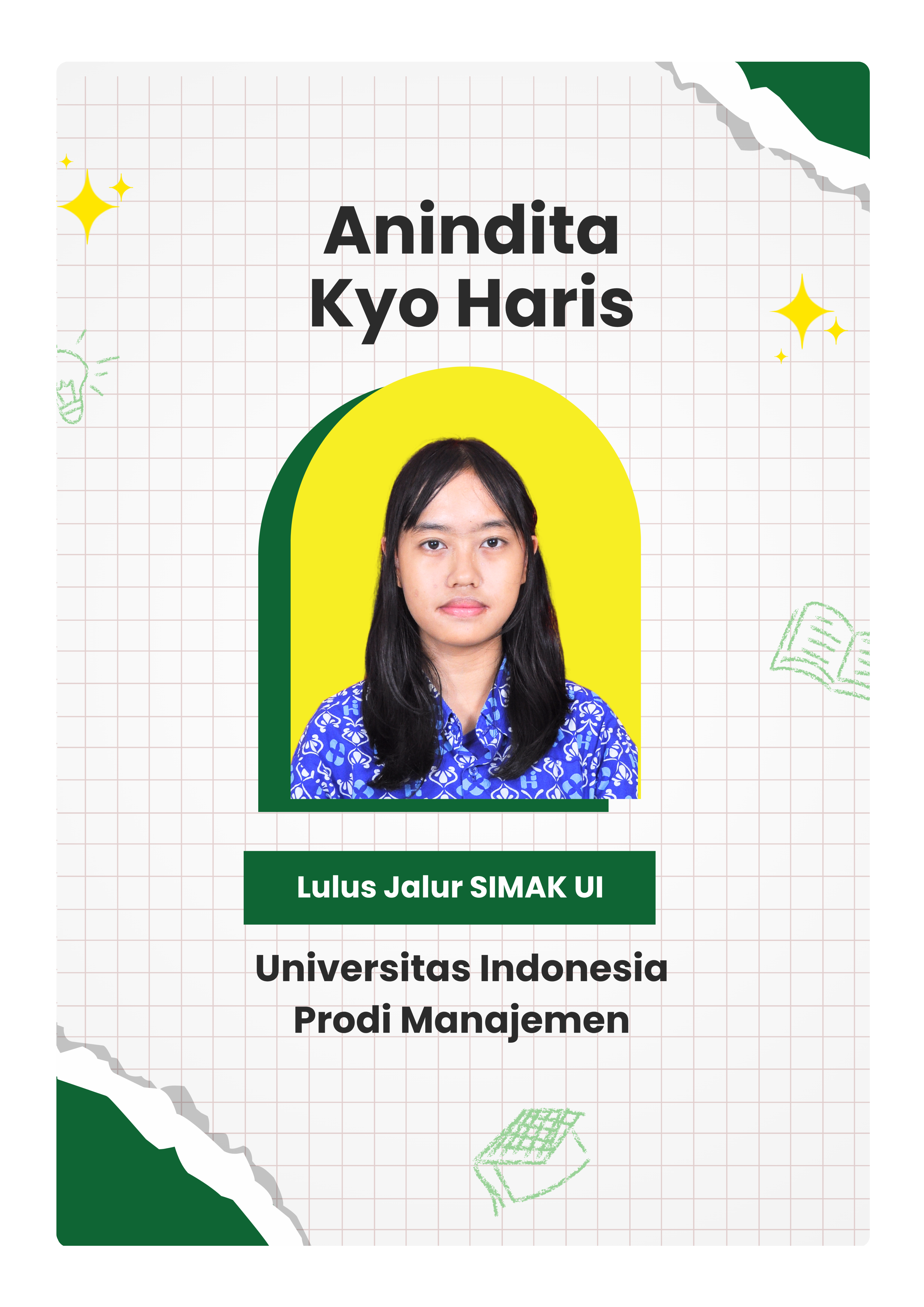 Anindita Kyo Haris - Universitas Indonesia - Prodi Manajemen